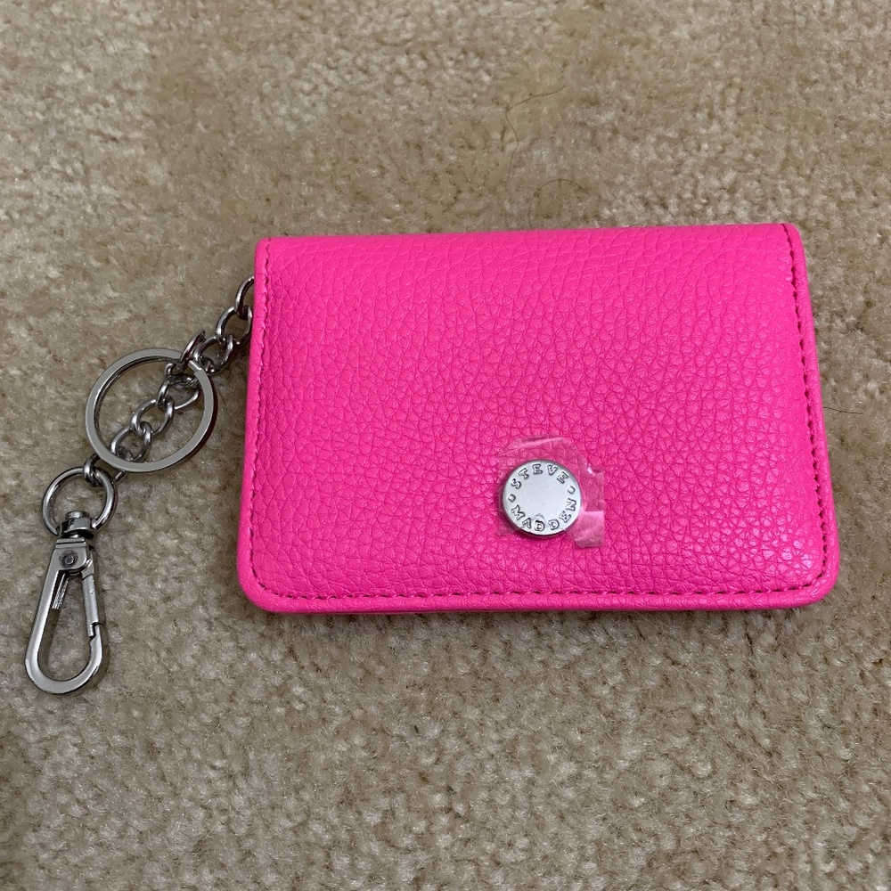Hot pink Steve madden mini wallet